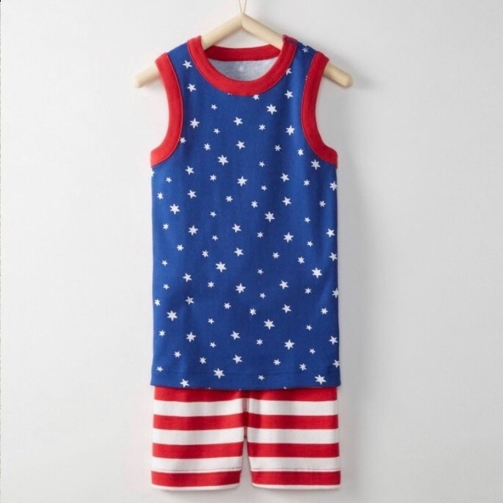 Hanna Andersson Stars & Stripes Tank style pajama